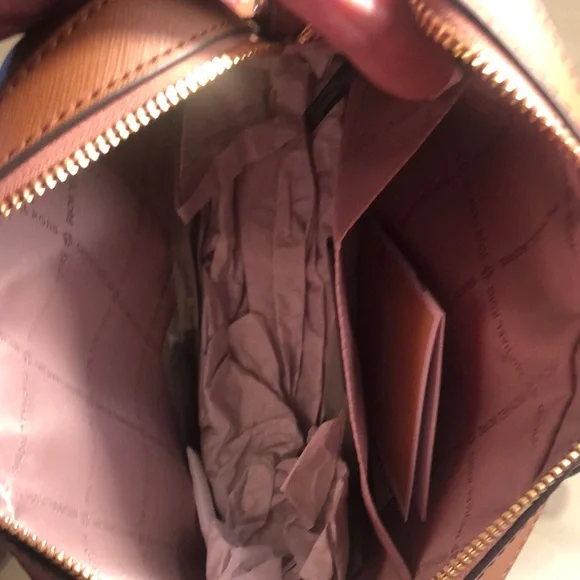 Michael Kors Brown and Tan Crossbody Bag - Picture 5 of 9